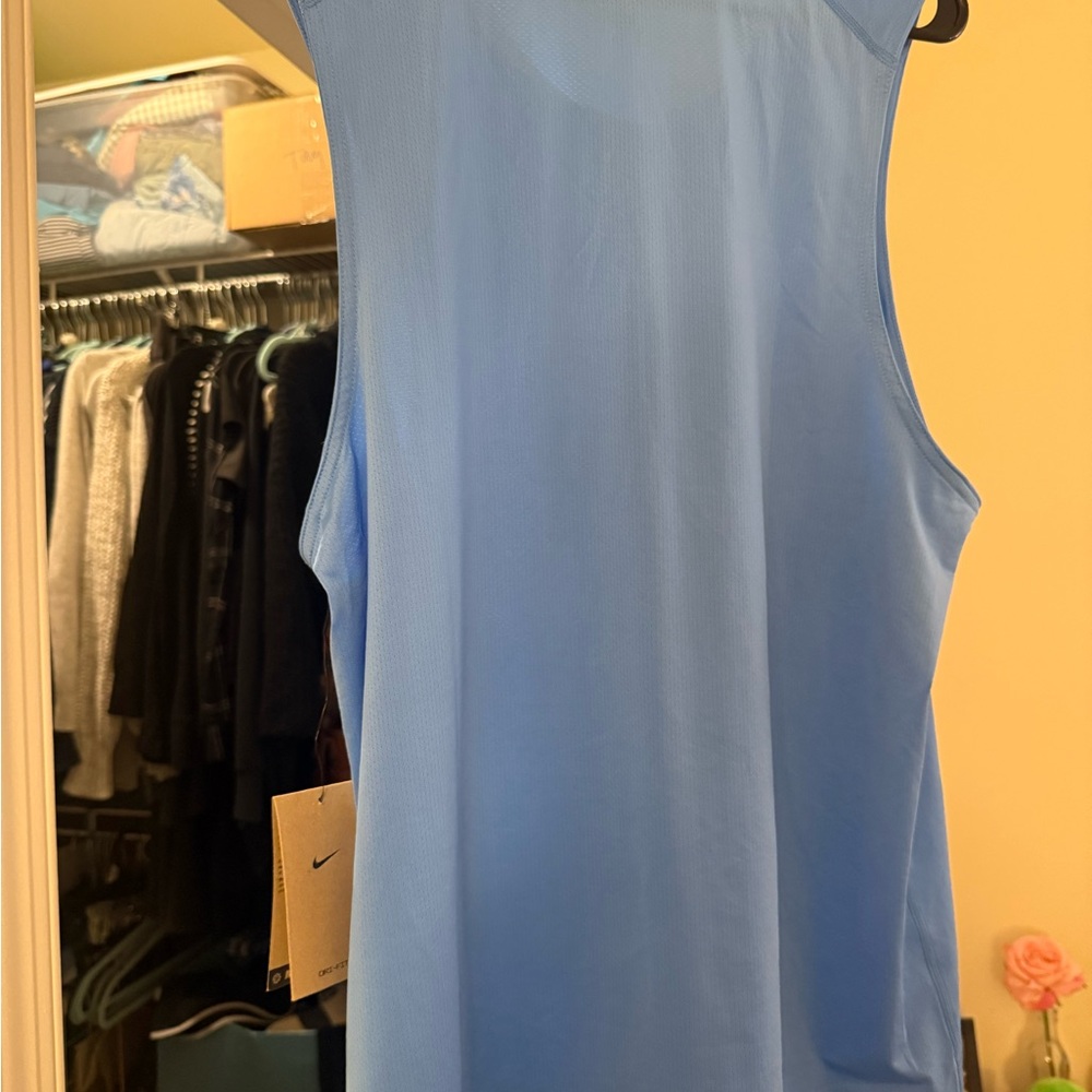 Nike Light Blue and Purple Dri-Fit Tank Tops - Picture 3 of 10